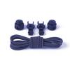 1 Pair Unisex Locking Lazy Shoe Laces with Safety Elastic Sneaker Shoelaces Sport Shoestrings