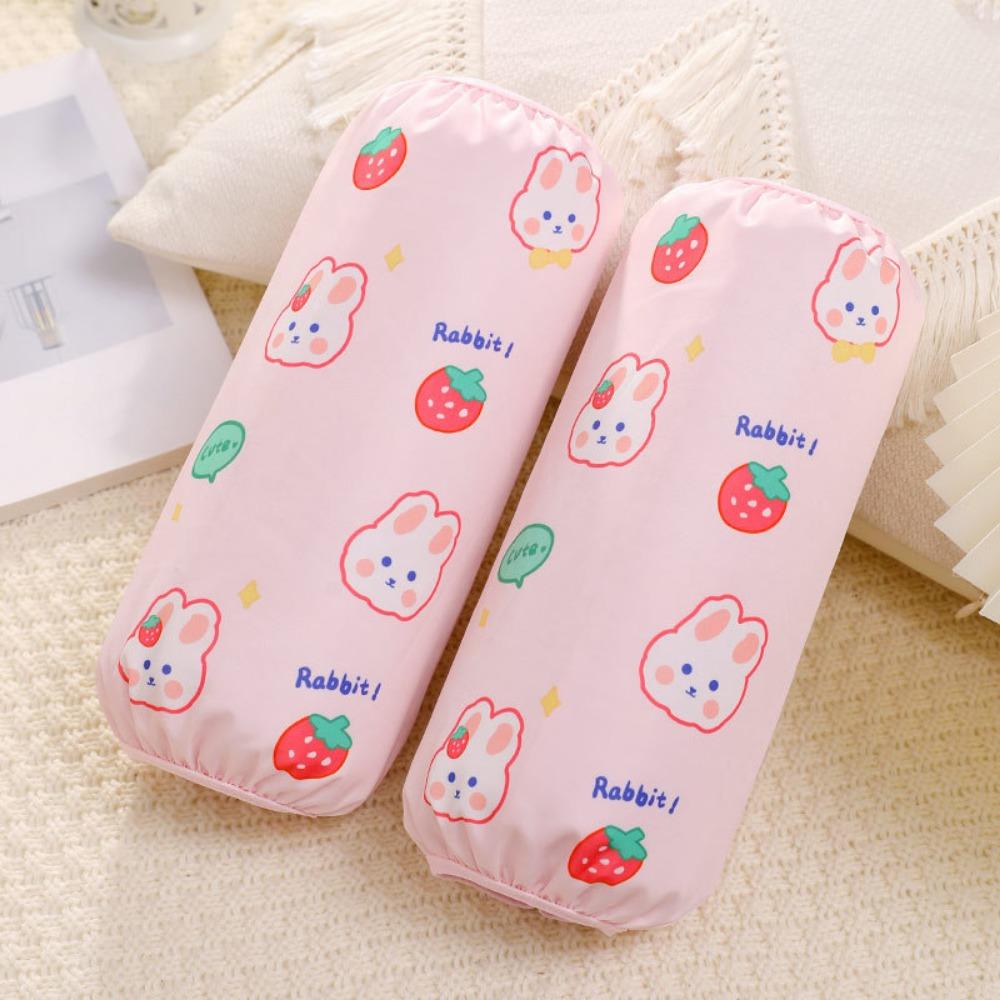 1 Pair Oil Proof Oversleeve Cartoon Dishwashing Cleaning Sleeves  For Kids Adult