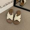 Flat Bottom Fashion Sandals Women's Shoes Simple Niche French Lace Bohemian Summer New Gentle Fairy Beach