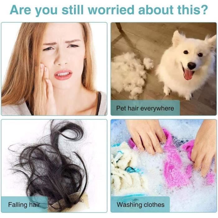 Hair Catcher - 4PCS - Reusable - Anti Hair - Silica Gel