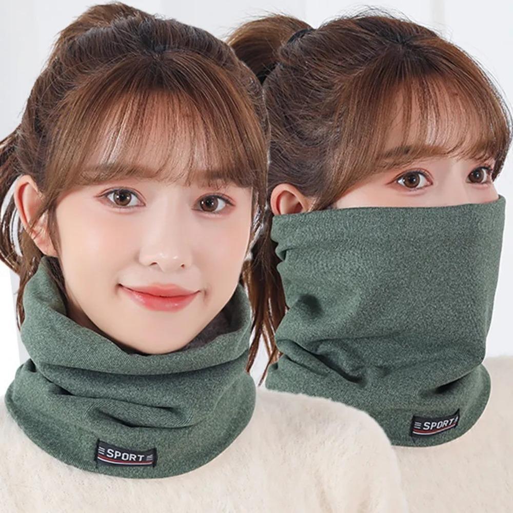 

Pashmina Neck Warmer Keep Warm Sport Scarf Fashion Neck Scarves зелений