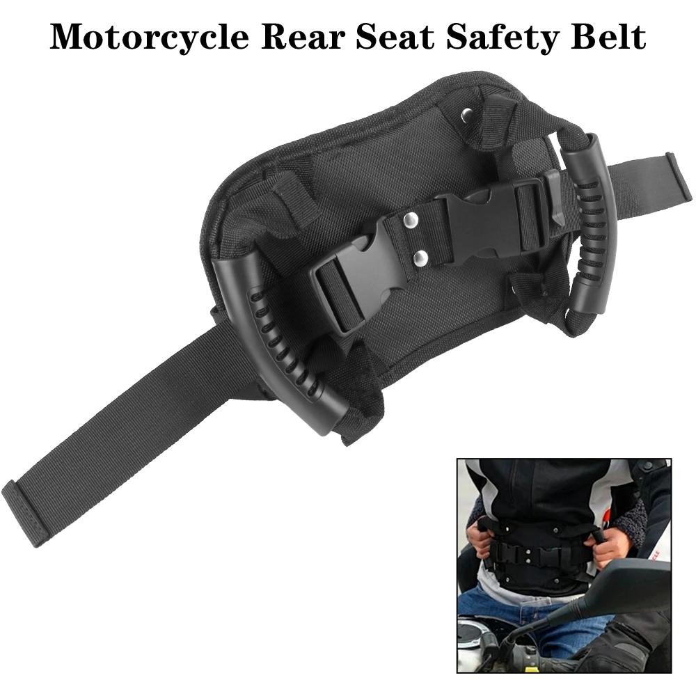 Universal Grab Handle Strips For Motorcycle Passenger Safety Grip Strap Rear Seat Safety Belt Back Seat Non-Slip Armrest