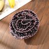 AWAYTR Fashion Floral Lace Hair Claws Fabric Flower Hair Clips Crab For Women Girl Gift Hair Accessories Valentine Headwear