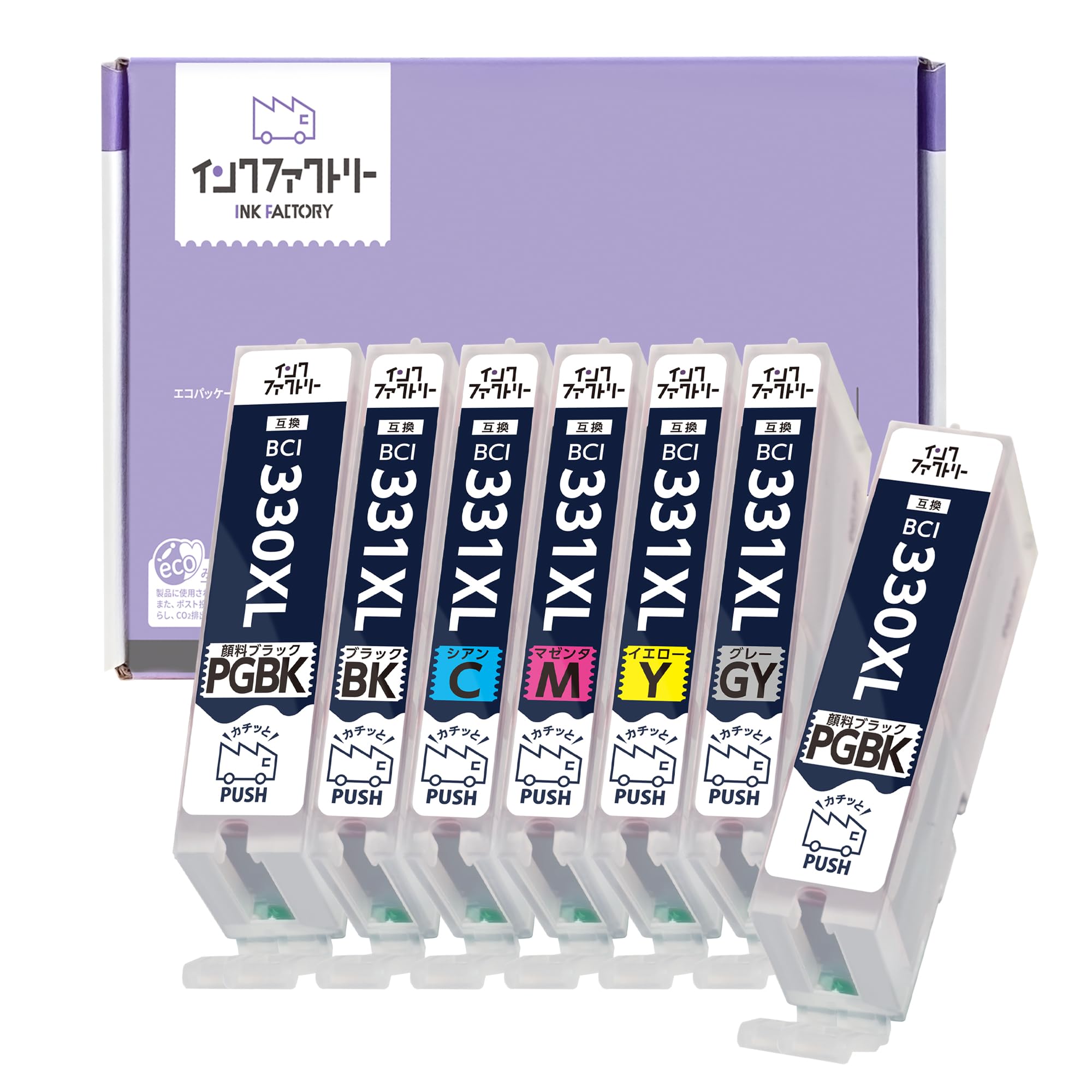 

Ink Factory Compatible Ink Cartridges for Canon and TS8830 Set PGBK BCI331XL 330XL Ink Cartridges BCI-331 BCI-330 TS8530, TS8630, TS8730, Printers,