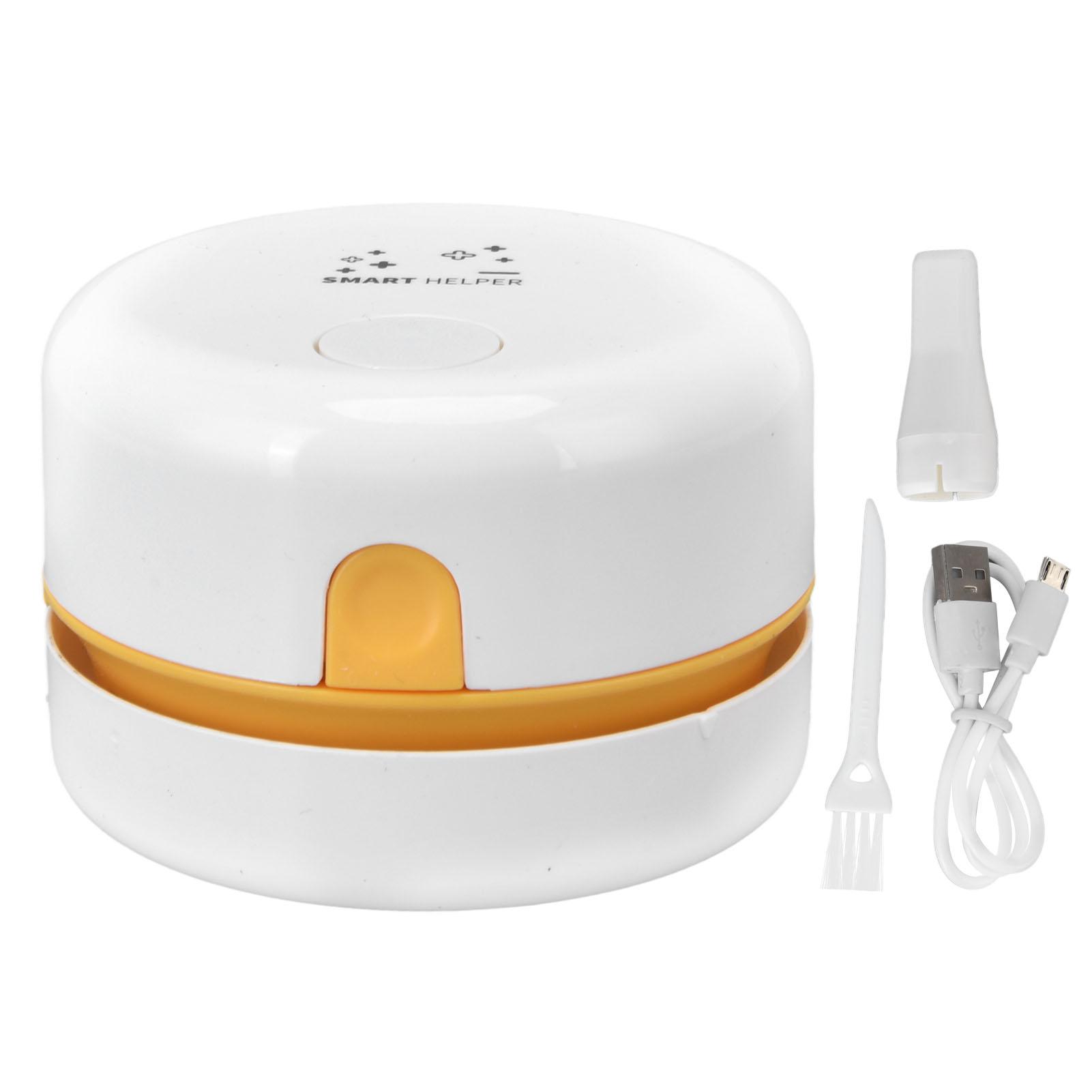 

Настольный пылесос Mini USB Автоматический настольный пылесос для уборки пыли Перезаряжаемый аккумулятор 18650 600 мАчЗеленый белый