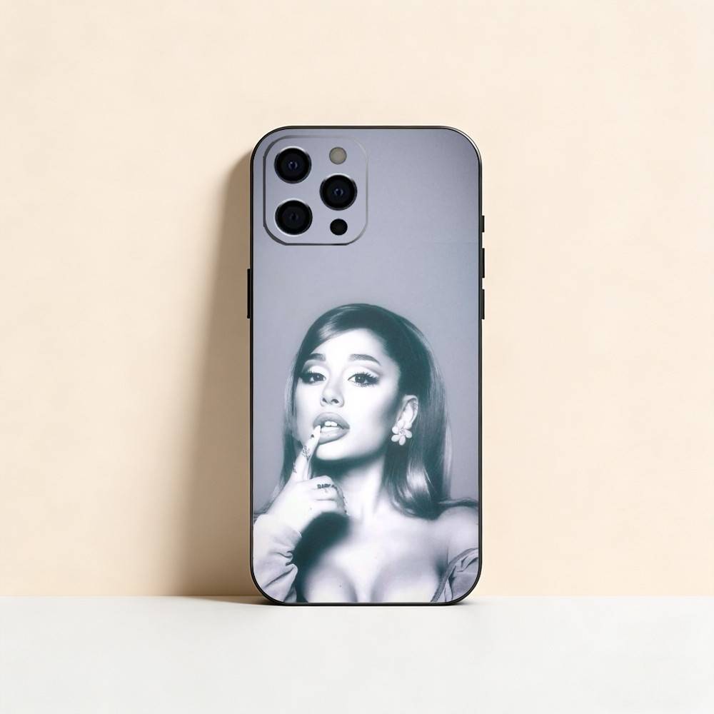 Ariana Grande Phone Case For iPhone 17, 16,15,14,13,12,11 Plus,Pro Max, Others Soft Black Cover