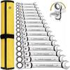 1pc 180° Flex-Head Ratcheting Wrench