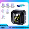 Wireless LCD Display Motorcycle TPMS Tyre Temperature Tester  with 2 External Sensor Motorcycle Wireless Tire Pressure Detector