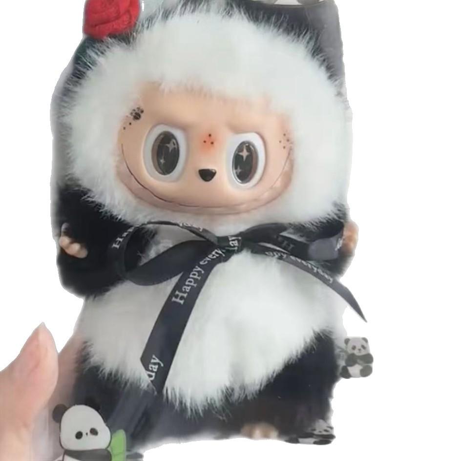Panda High Quality Changed Baby Vinyl Doll Plush Doll Key Pendant
