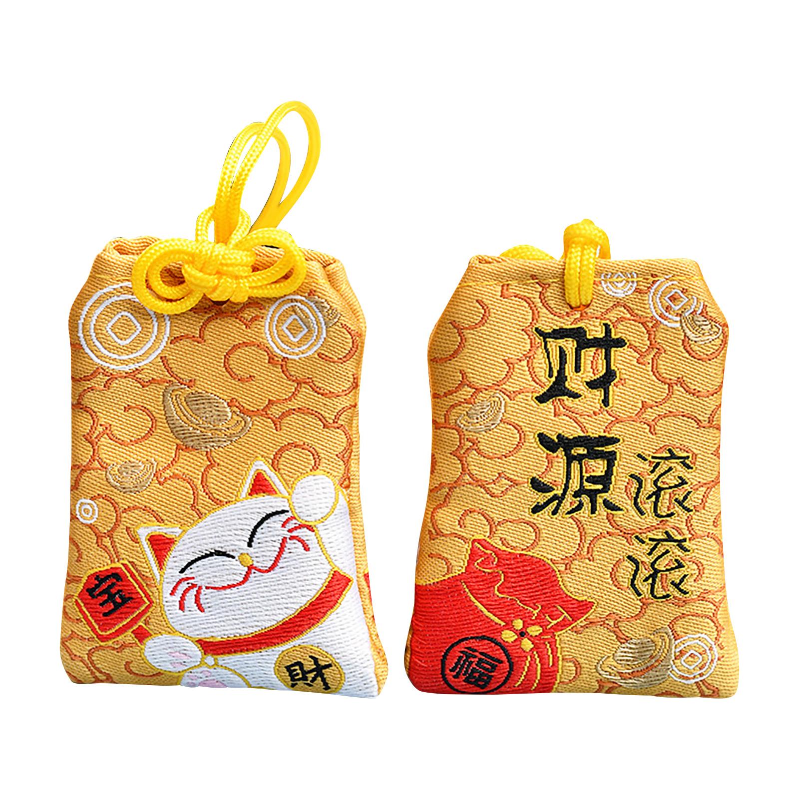 

Пустые мешочки талисманов, украшения для сумок и перекатывающееся богатство, удивляют семью и друзей One Size