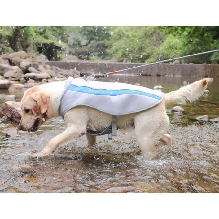 Pet Cooling Vest Sleeveless Summer Cooling Vest with Harness Buckle Anti-Lost