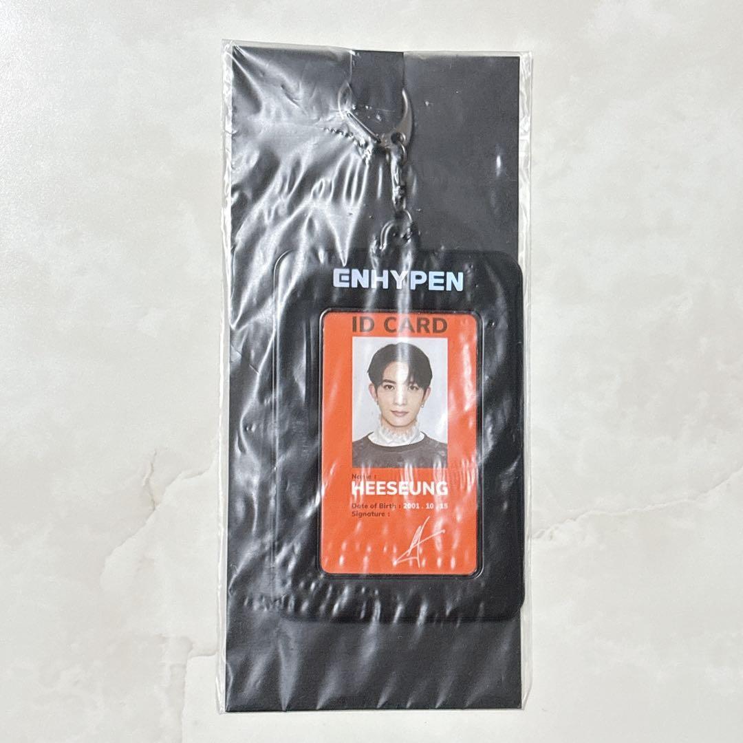 

[USED] ENHYPEN Enap Heeseung ID Card Set Trading Card Case