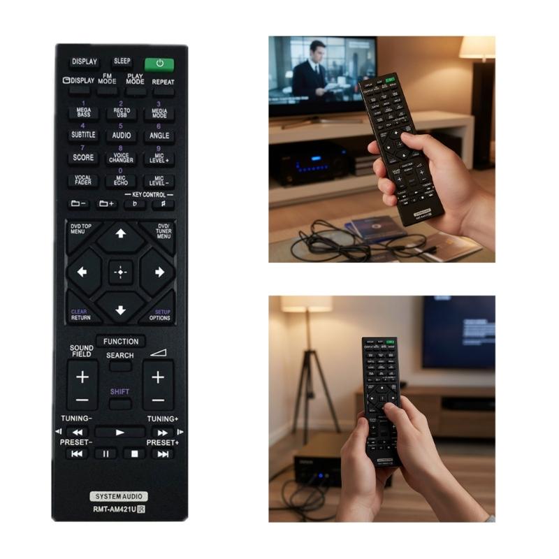 RMT-AM421U Home Theater Remote Control For MHC-V43D MHC-V73D MHS-V72D Home Theater No Programming Required