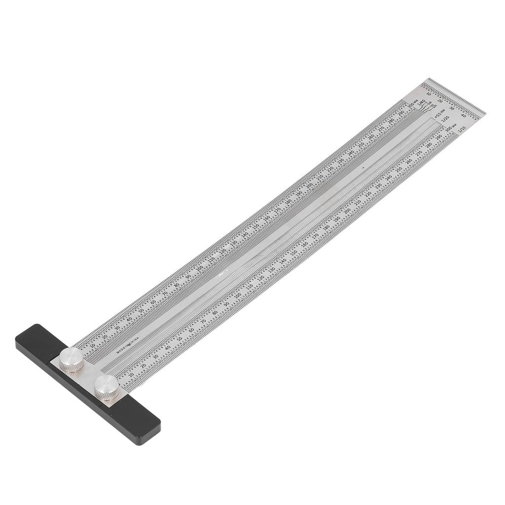 Woodworking Marking T Rulers Positioning Scribing Ruler Gauge Carpenter Measuring Mark Ruler 300mm