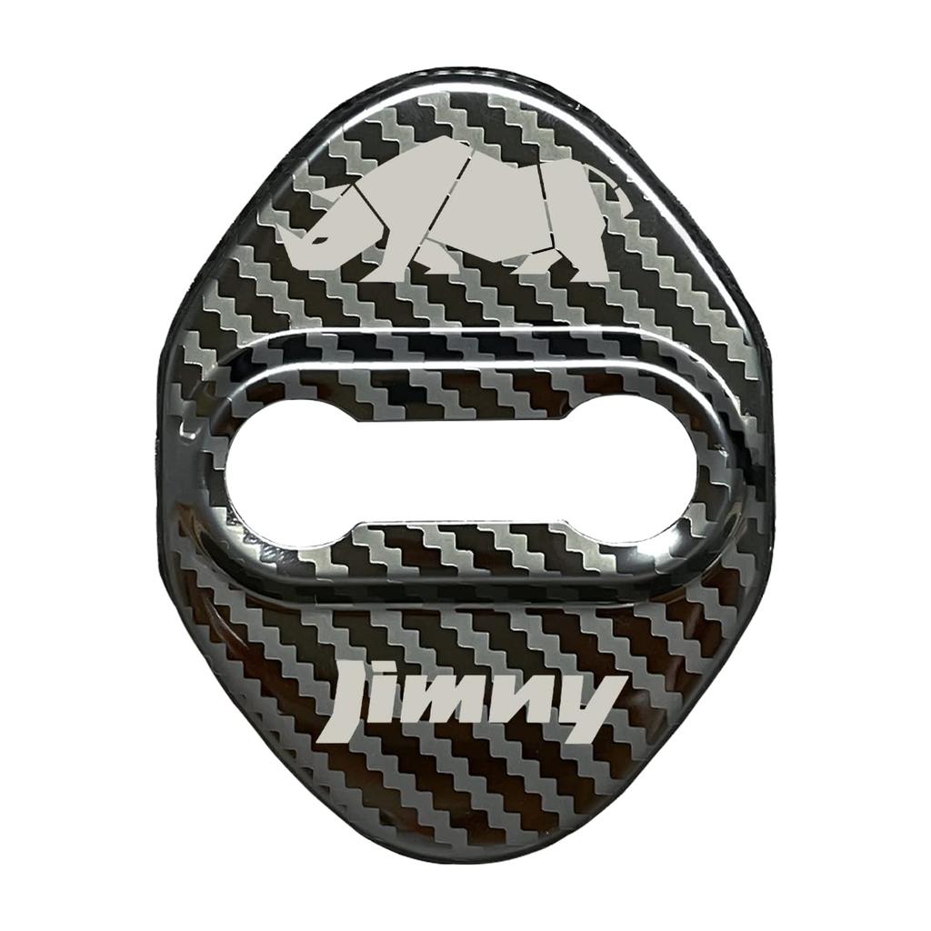 Haoshilianfa Door Striker Covers for New Suzuki Jimny JB64 and Jimny Sierra Stainless Steel Door Lock Easy Set of 4 JB74, Covers, Installation,