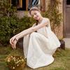 Women's Embroidered Lyocell Sleeveless Top & Skirt Two-Piece Set