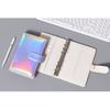 Practical 6 Ring Binder Planner Notebook Cover A5/A6 Refillable Loose Leaf Journal Notepad Cover Waterproof for Girls