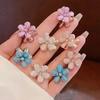 2024 New Korean Style Mini Flower Princess Hair Claw for Girls - Small Side Bangs Accessory