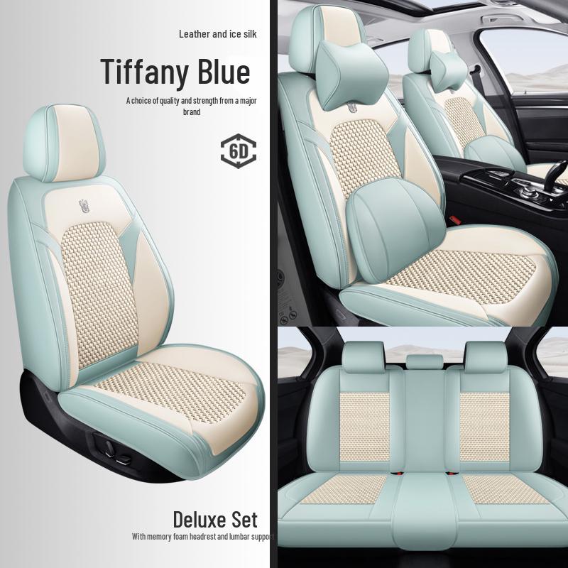 2025 Nappa Leather Universal Car Seat Cushion - All-Season, Full Surround, Thickened