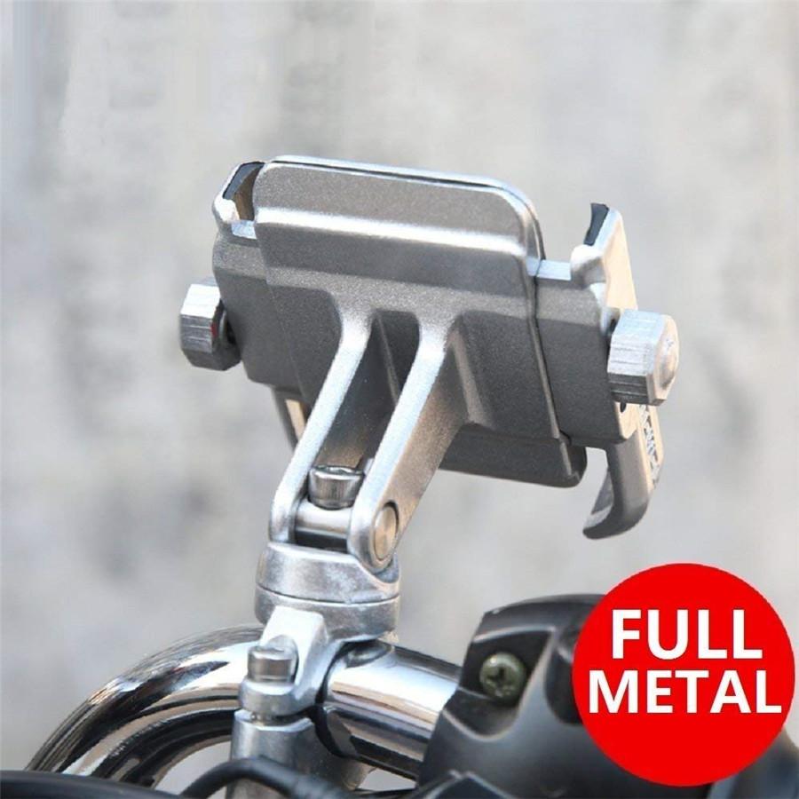 Aluminum Motorcycle Bike Handlebar Mount 360° Holder For GPS Mobile Cell Phone