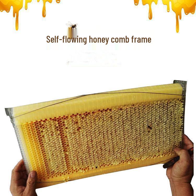 Premium Fir Wood Beekeeping Kit: Waxed, Self-Draining Beehive with Honey Flow Comb, Individually Packaged.