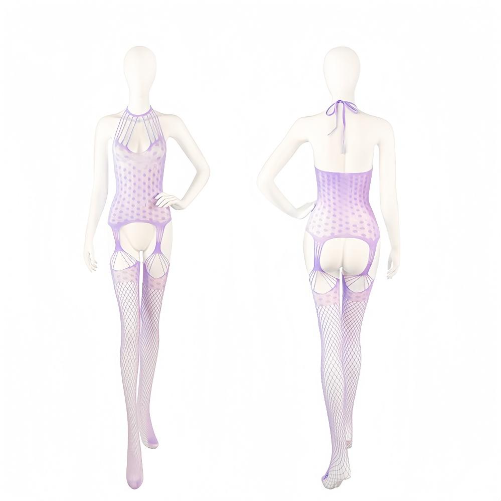 300 Style Sexy Stretch Mesh Hot Erotic Open Crotch Bodystocking Exotic Body Stockings Lingerie Fishnet Teddies Bodysuit Women Tights Porno Sex Clothes