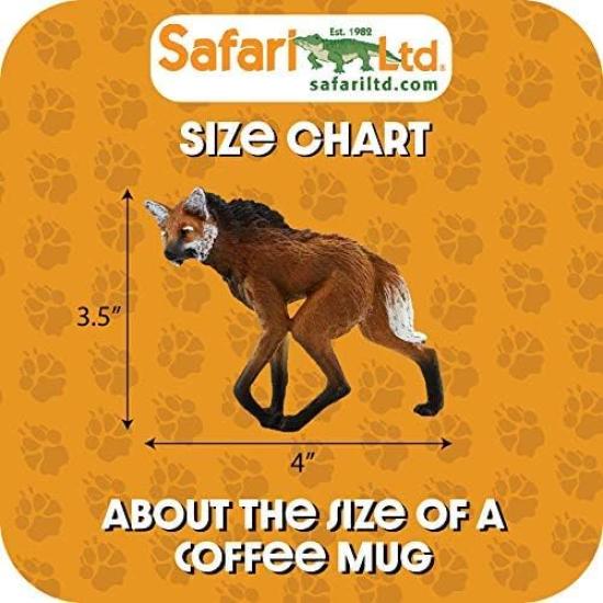 Taiyo Sangyo Boeki Safari Safari Maned Wolf Figure/[Wild Wildlife]