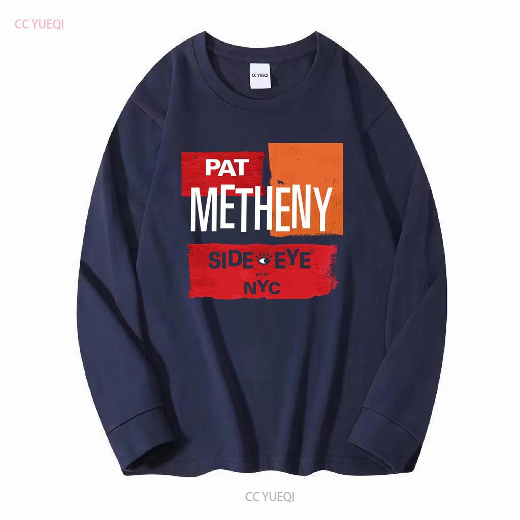 NEW Pat Metheny Side Eye For Man Women Black All Size T Shirt QQ1230 Vintage Washed Streetwear Slightly Soft Homme