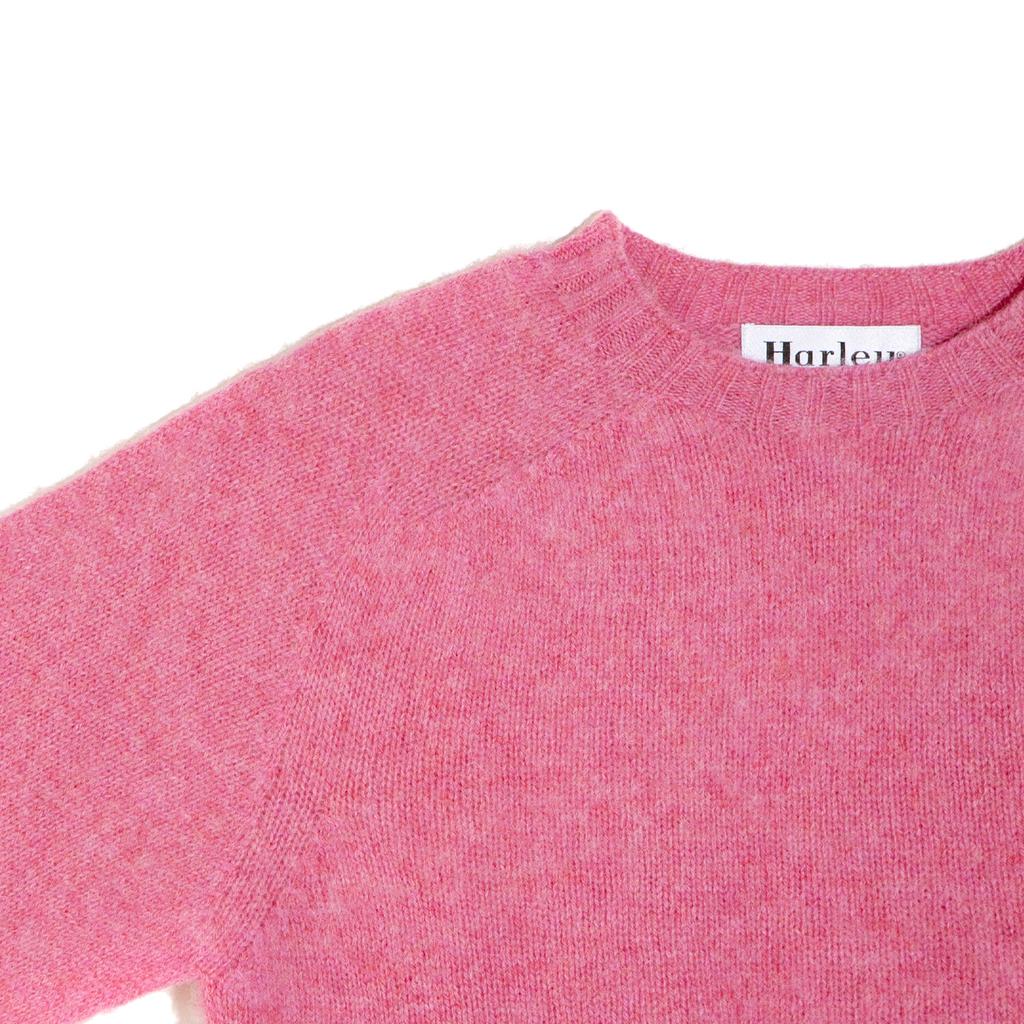 Halliobeuseukoteullaendeu Shaggy Dog Crew Neck Sweater - Blush