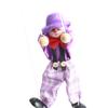 Lustige Bunte Ziehtheaterpuppe Vintage Clown Holzmarionette Handwerksspielzeug Gelenkbewegung