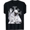 Masque d'Argent Roi Baudouin IV Mème Le Roi Lépreux Guerrier T-shirt Drôle Col Rond T-shirt avec Impression Stylée Vêtement de Voyage Décontracté et Confortable pour