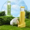 Leak-Proof Hamster Water Bottle with Stand Detachable Adjustable Small Animal Vertical Feeder Anti Rollover