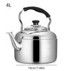 Tea Kettle Stainless Steel Water Bottle Whistling Tea Kettle Stovetop 4L/5L/6L Loud Whistle Water Kettle Stainless Steel Teapot