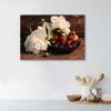 Canvas Print, Fruit and White Flowers