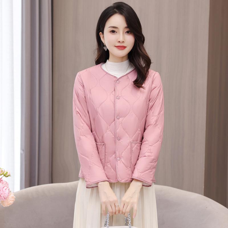 women's slim body, warm base, light and thin inner wear, small  jacket, down  clothes, autumn and winter women's clothing