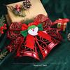 1Pc Christmas Bow Santa Claus Ornament Christmas Tree Atmosphere Decoration Ornament