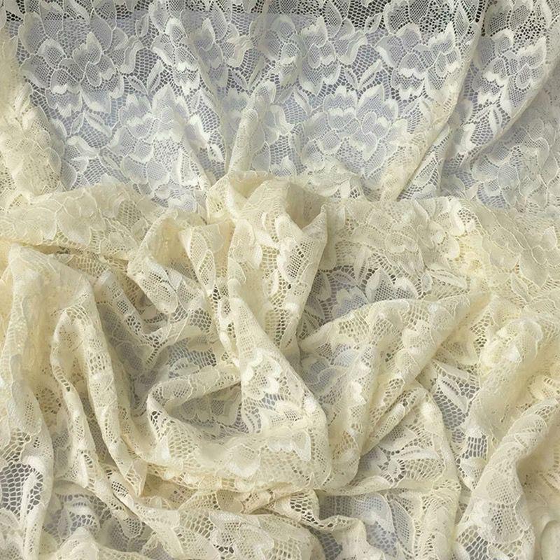 

Белая ажурная вышитая шифоновая ткань, подходящая для свадебных платьев, вечерних нарядов и тканей для DIY ручной работы 1.45M&1M белый