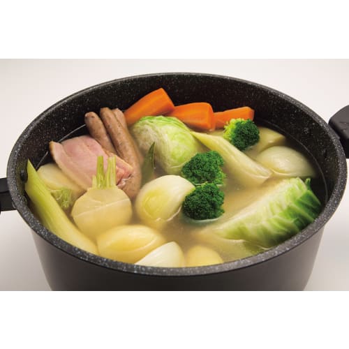 Kai Corporation KAI Lightweight 28cm Two-Handled Pot, Gas/Induction Compatible, with Lid, PFOA and PFOS Free, KHS DW5647