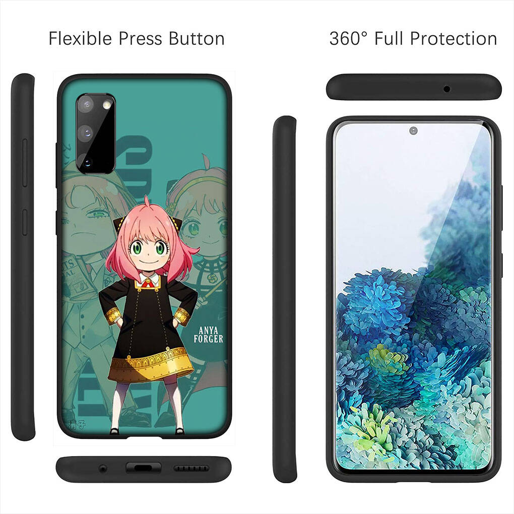 Cover for iPhone 17 16 15 Xiaomi Poco Redmi Note 14 13 12 Pro Max Samsung Galaxy S25 S24 S23 OPPO Huawei Anya Forger Twilight Spy X Family Phone Case