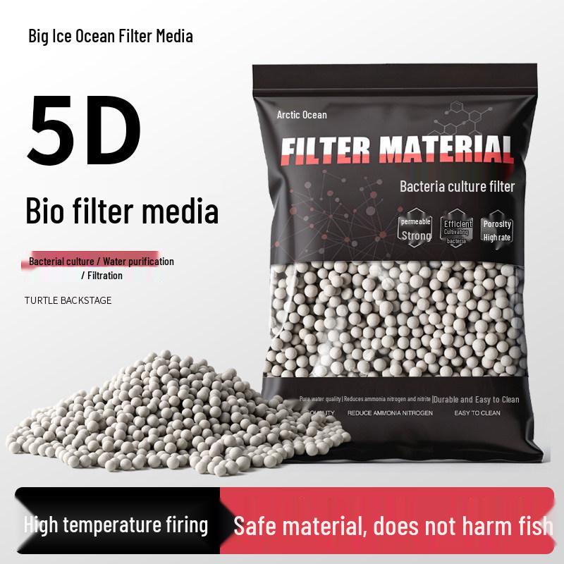 

Hollow Quartz Aquarium Filter Balls for Water Purification and Nitrifying Bacteria Support 5D Bio Beads [500g]