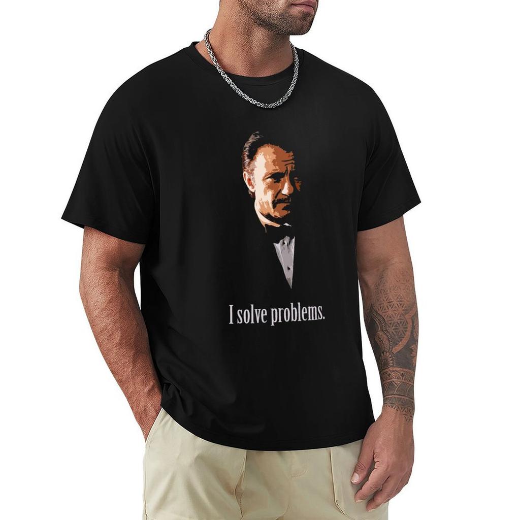 Herr Wolf Problemlöser 1 T-Shirt Anti-Falten Kurzarm T-Shirt