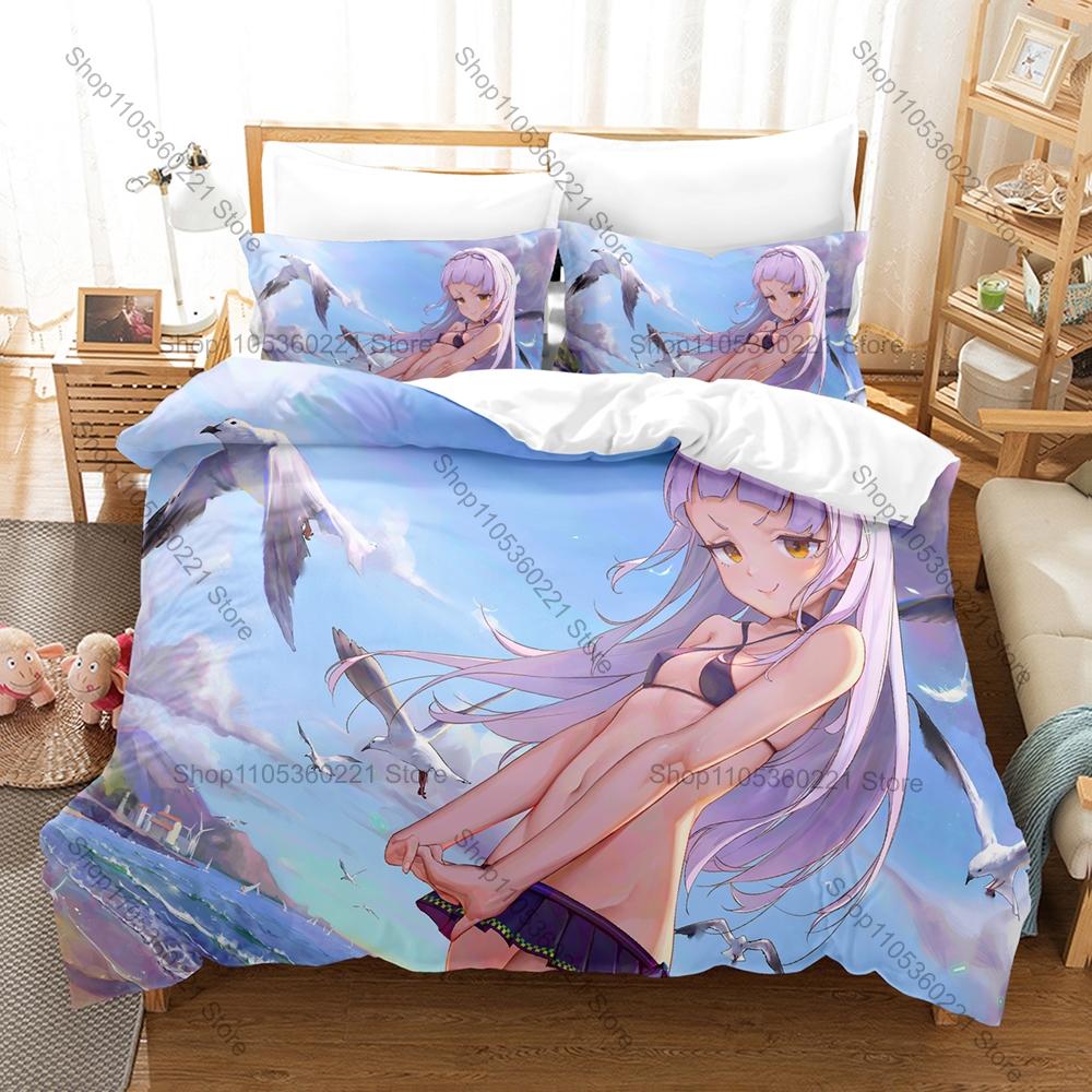 Murasaki Shion Bedding Set 3Pcs Duvet Cover Pillowcase Soft Comfortable Bed Set For Kpop Fans All Sizes Home Textile Decor