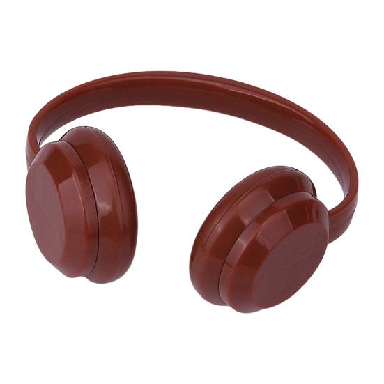 

Детские наушники 17 см Наушники для кукол Модные наушники Аксессуары для творческих игр и фотографии коричневый