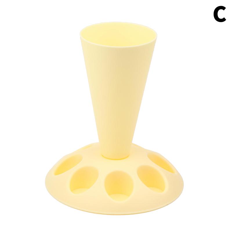 Piping Bag Stand Piping Bag Holder With 8 Slots Nozzles Plastic Pastry Bag Stand For Cake Decorating Kit