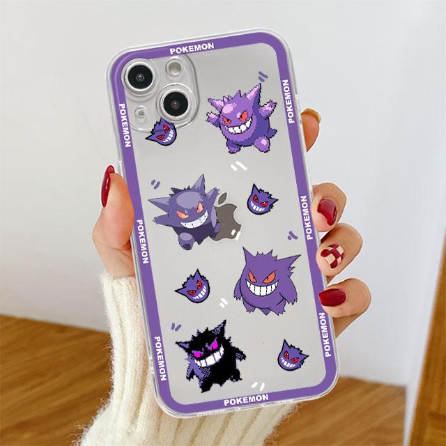 

Прозорий чохол з мультфільмом Покемон Пікачу для Apple iPhone 11 14 13 12 Pro 7 8 Plus XR X XS Max 6 6S 14Pro Силіконовий чохол для телефону iPhone 11 Pro Max