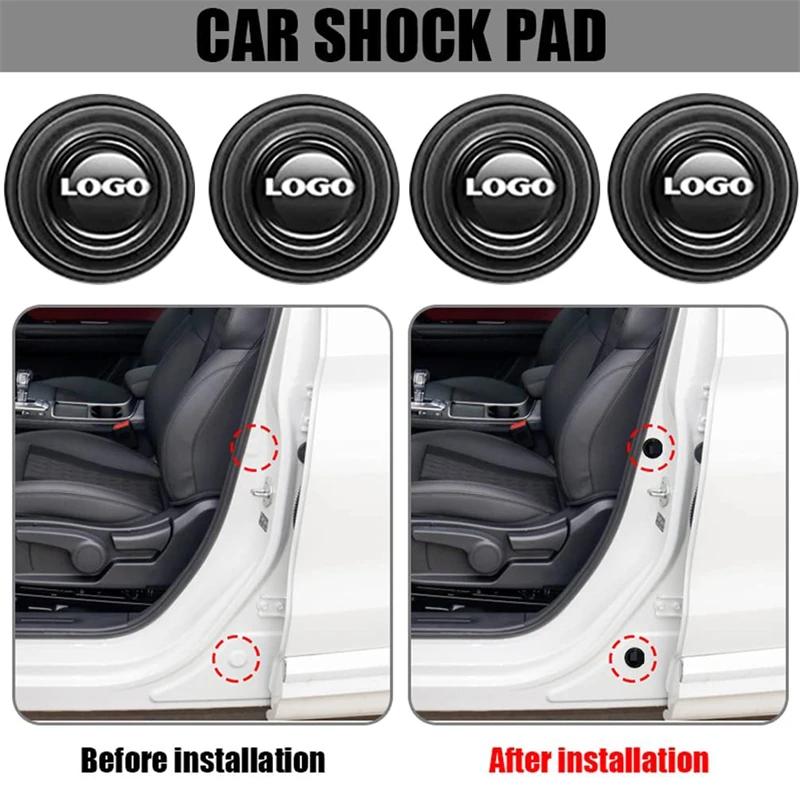 Customized 10 Pieces Car Silicone Shock Pad Shock Absorption Buffer Gasket Sound Insulation Pad Mount Protective Door Mute Anti