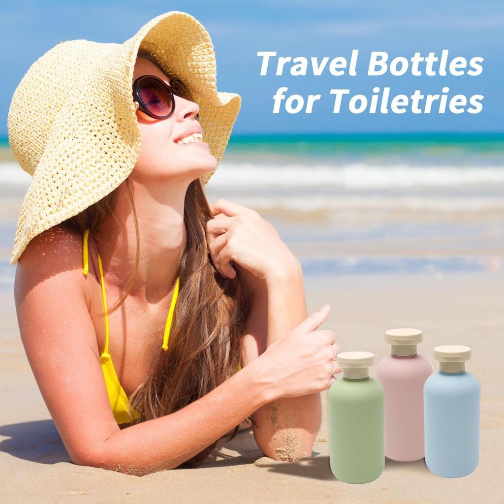 Travel Toiletry Containers Travel Containers For Shampoo Refillable Liquid Dispenser Squeezable Lotion Bottle For Shower