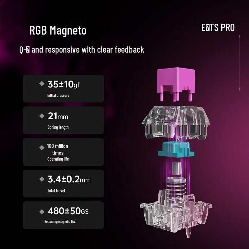 GravaStar Wa 75 Magnetic Switch Mechanical Keyboard