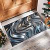 Juventus FC Printed Flannel Area Rug Non Slip Soft Polyester Floor Carpet Indoor Decor Mat for Bedroom Living Room Sofa