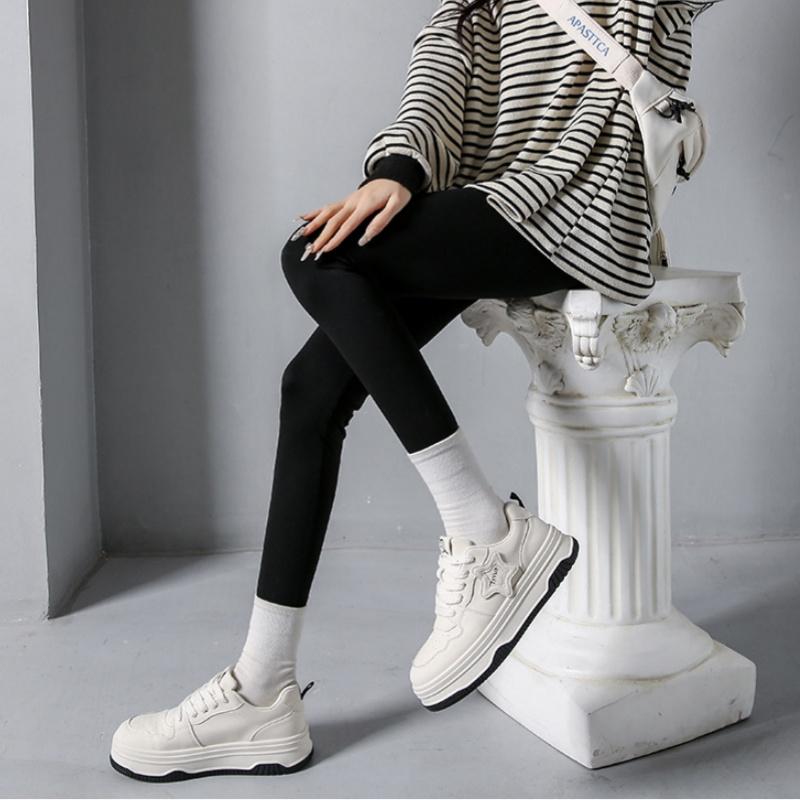 Белые туфли на толстой подошве — фото 9